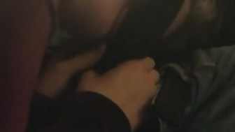 GF Sucking her first BBC Bull