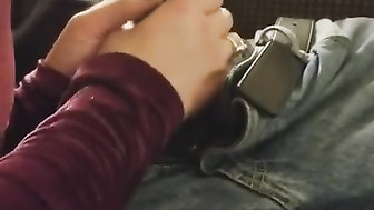 GF Sucking her first BBC Bull