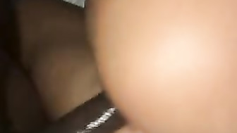 Sexy White Girl Takes BBC from the Side