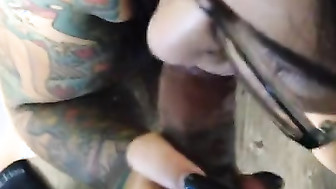 Sexy Thick Ass girl gives BlowJob