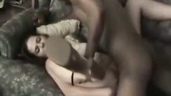 wife cuckolds husband for interracial sex