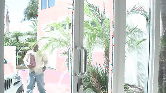 Sexy Brunette good fucked by black man