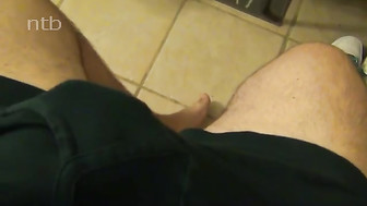 Humiliated cuck hubby eats creampie