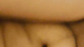 Husband helping and filming his wife with BBC