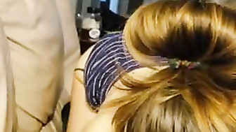 Sloppy two Handed Sucking