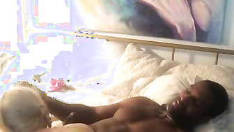 Sexy Slut sucks and fucks BBC