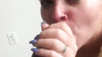 Thick PAWG Sucks Black Cock