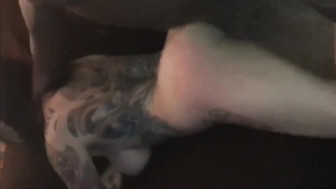 Horny tattooed wife shared with BBC