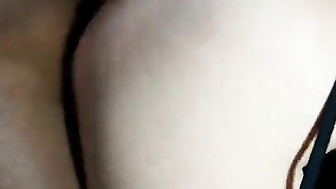 Husband kisses his wife while she is fucked by a black man