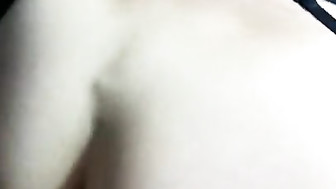 Husband kisses his wife while she is fucked by a black man