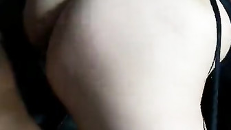 Husband kisses his wife while she is fucked by a black man