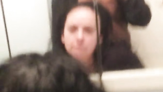 Doggystyle in the bathroom