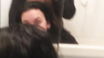 Doggystyle in the bathroom