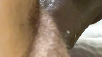 Wife moans while taking a BBC