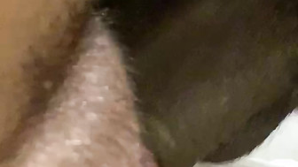 Wife moans while taking a BBC