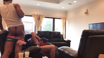 Cuckold with his Hotwife meets Black Stranger
