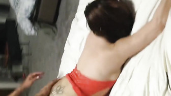 Wife takes BBC while husband watches