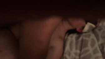 Wife looks at her husband while black man fucks her