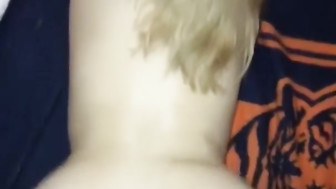 Phat ass blonde fucked