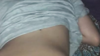 Hot asian ass takes black cock