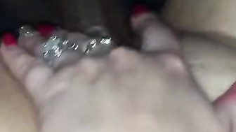 Hotwife shared with Black Santa pt.2