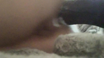 White pussy gets big black dick