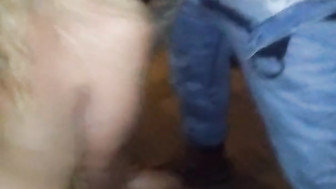 Blonde Wife Sucks and Takes Black Cock