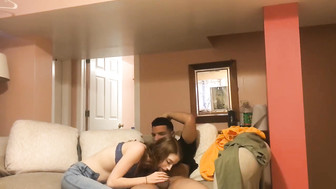 Redhead hottie gets fucked by black lover