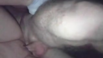 Friend empties his balls inside my wife