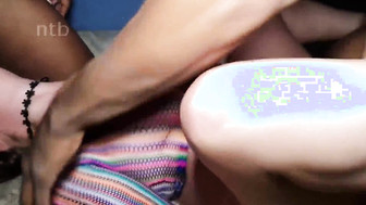 PAWG Milf fucked by two Black Guys