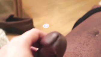 Juicy white ass and her big black cock