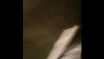 Quick Love Hotwife in New Orleans Bar Bathroom