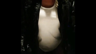 Quick Love Hotwife in New Orleans Bar Bathroom