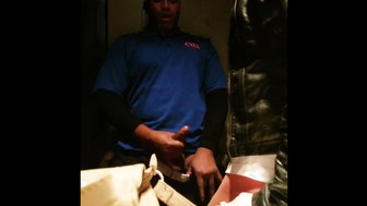 Quick Love Hotwife in New Orleans Bar Bathroom