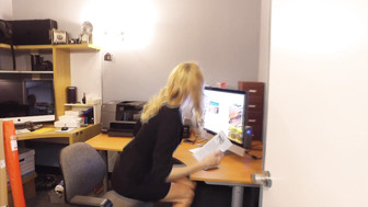 HOTWIFE Playing At The Office