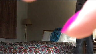 Young wife meets black guys in motel for gangbang train