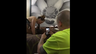 Hubby films his wife