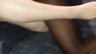 BBC fucks and cums in shared wife while hubby films