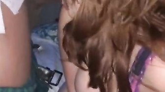 Hubby films his blindfolded wife with BBC