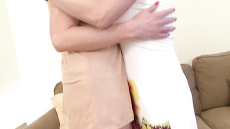 Two slut wifes takes black and white cocks