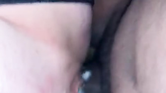 White girl first BBC Creamy Pussy