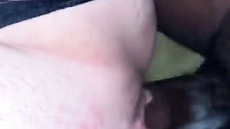 White girl first BBC Creamy Pussy