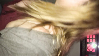 Husband films his wife in gloryhole