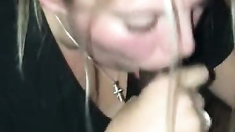 Sucking BBC off before her BF Gets Home