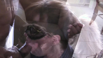 MILF wife in red lingerie