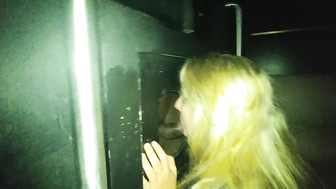 Wife's first visit in gloryhole