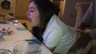 Hotwife getting a deep bbc fuck while husband films