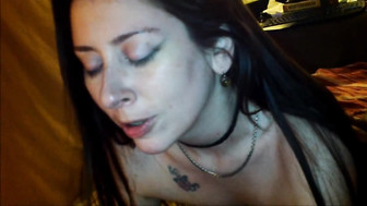 Brunette wife rides a BBC