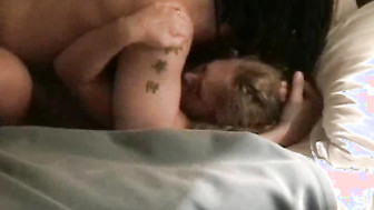 Blonde wife threesome with BBCs 2