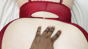 BBC long stroking that pussy proper